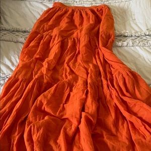 Mamma Mia orange skirt